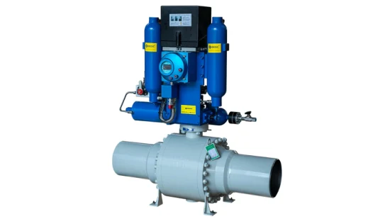 API 6D High Pressure 1500 Lb Gearbox Actuated Carbon Steel Ball Valve